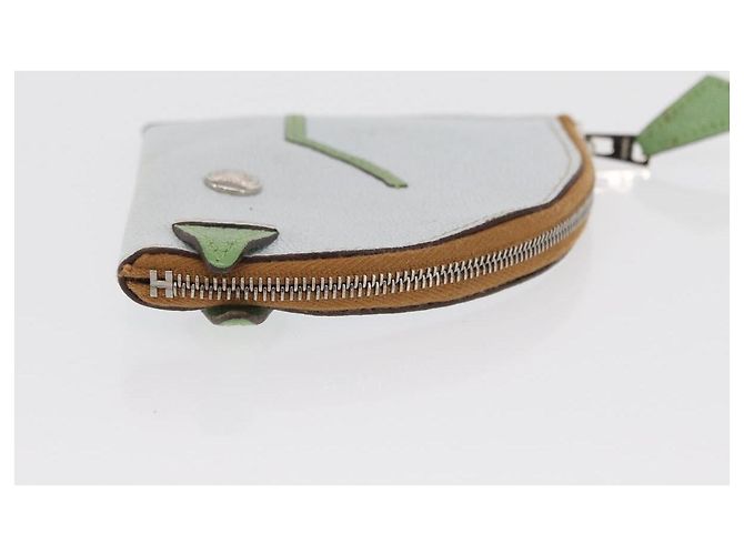 Hermès Portafoglio Paddock in pelle azzurro chiaro Auth HERMES 169952 Blu chiaro - vista 3