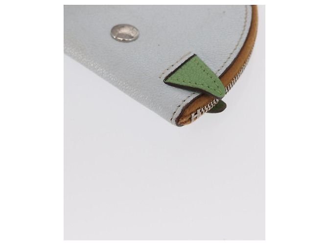 Hermès Portafoglio Paddock in pelle azzurro chiaro Auth HERMES 169952 Blu chiaro - vista 7