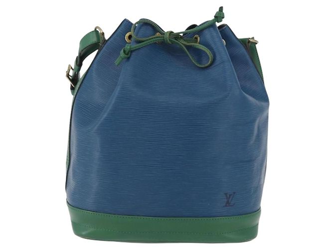 Noe Louis Vuitton Epi Noé Schultertasche Bicolor Grün Blau M44044 LV Auth BA10355 - Ansicht 13