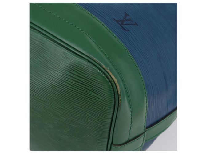 Noe Louis Vuitton Epi Noé Schultertasche Bicolor Grün Blau M44044 LV Auth BA10355 - Ansicht 14