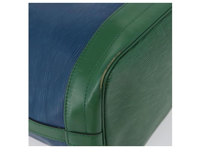 Noe Louis Vuitton Epi Noé Schultertasche Bicolor Grün Blau M44044 LV Auth BA10355 - Ansicht 15