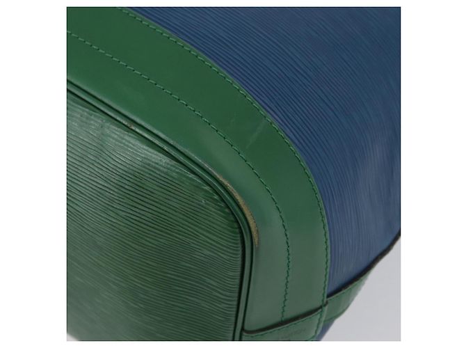 Noe Louis Vuitton Epi Noé Schultertasche Bicolor Grün Blau M44044 LV Auth BA10355 - Ansicht 16