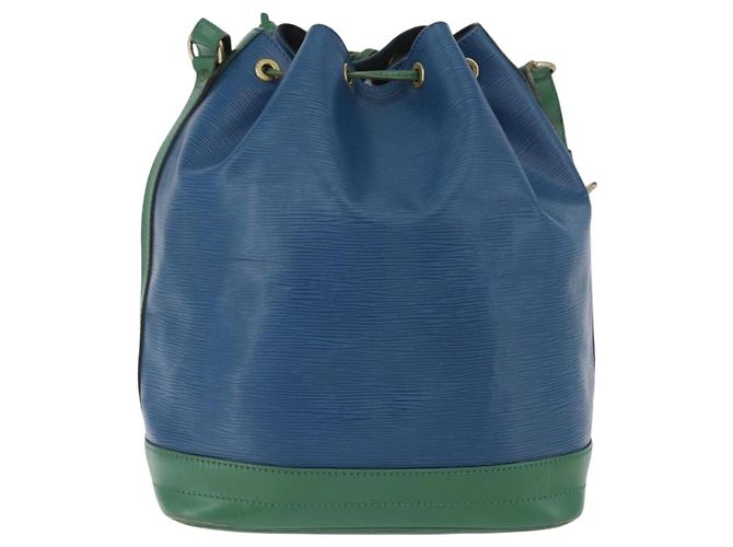 Noe Louis Vuitton Epi Noé Schultertasche Bicolor Grün Blau M44044 LV Auth BA10355 - Ansicht 2