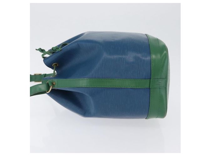 Noe Louis Vuitton Epi Noé Schultertasche Bicolor Grün Blau M44044 LV Auth BA10355 - Ansicht 4