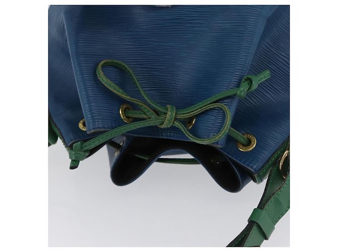 Noe Louis Vuitton Epi Noé Schultertasche Bicolor Grün Blau M44044 LV Auth BA10355 - Ansicht 6