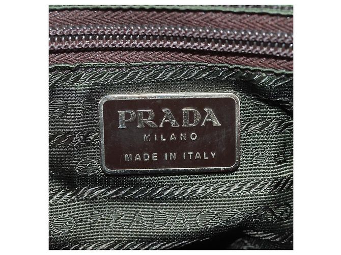 PRADA Backpack Nylon Red Silver Auth 169589V Silvery - view 26