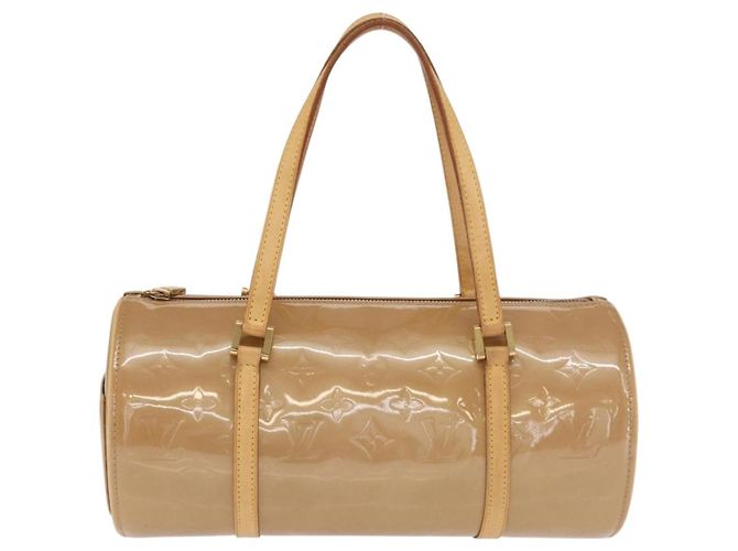 LOUIS VUITTON Borsa a Mano Monogram Vernis Bedford Noisette M91329 LV Auth 171681 Nocciola - vista 13