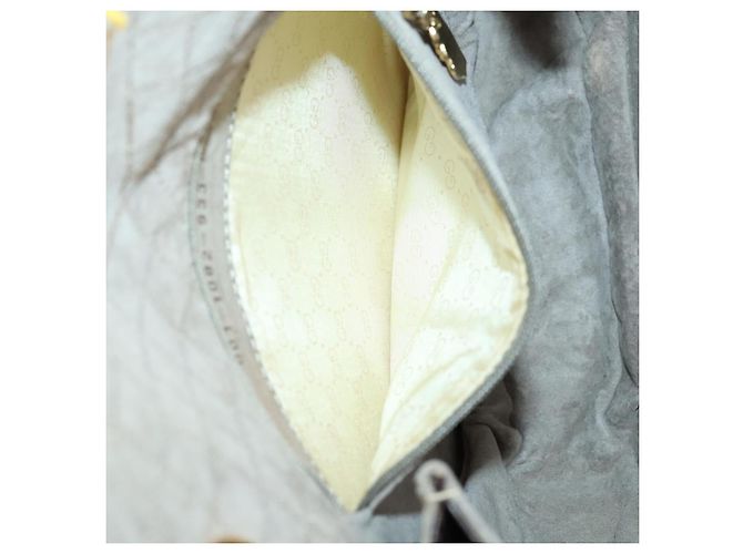 Borsa a spalla in pelle Gucci marrone oro Auth 166746 D'oro - vista 21