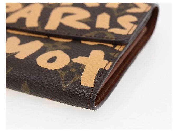 LOUIS VUITTON Cartera de Crédito Graffiti Naranja M92190 Auth 168049SAV Monograma - vista 7