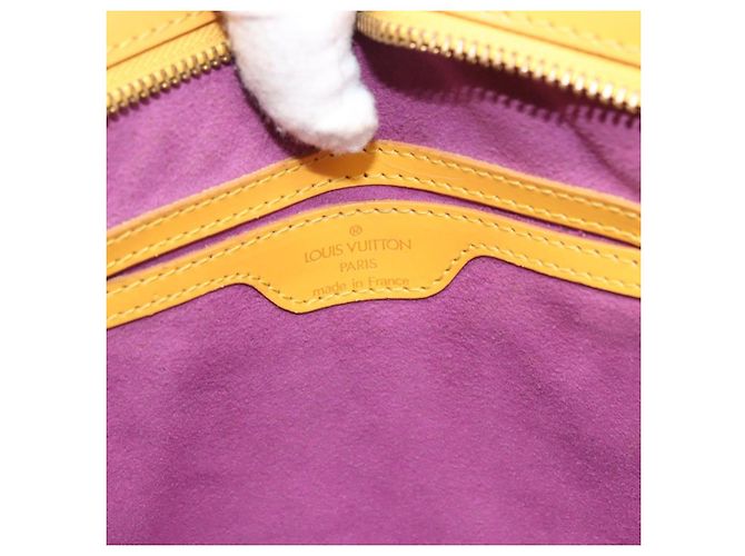 LOUIS VUITTON Borsa a Spalla Saint Jacques Epi Gialla M52269 Auth 171686 Giallo - vista 17
