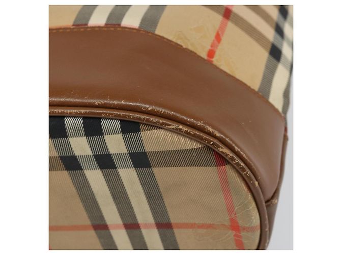 Burberrys Nova Check Tote Bag aus Canvas Beige Auth ep13077 - Ansicht 15