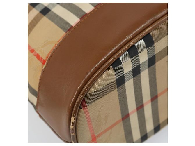 Burberrys Nova Check Tote Bag aus Canvas Beige Auth ep13077 - Ansicht 16
