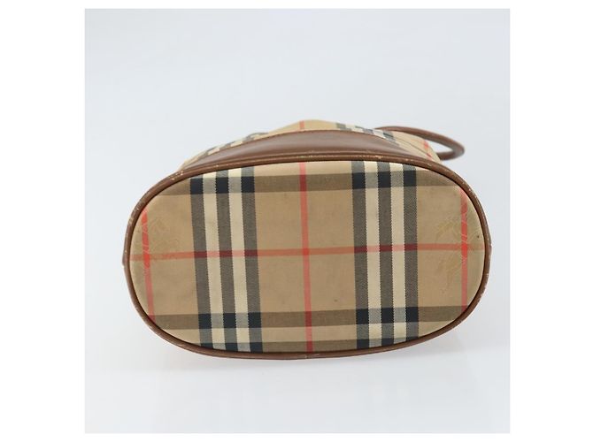 Burberrys Nova Check Tote Bag aus Canvas Beige Auth ep13077 - Ansicht 5
