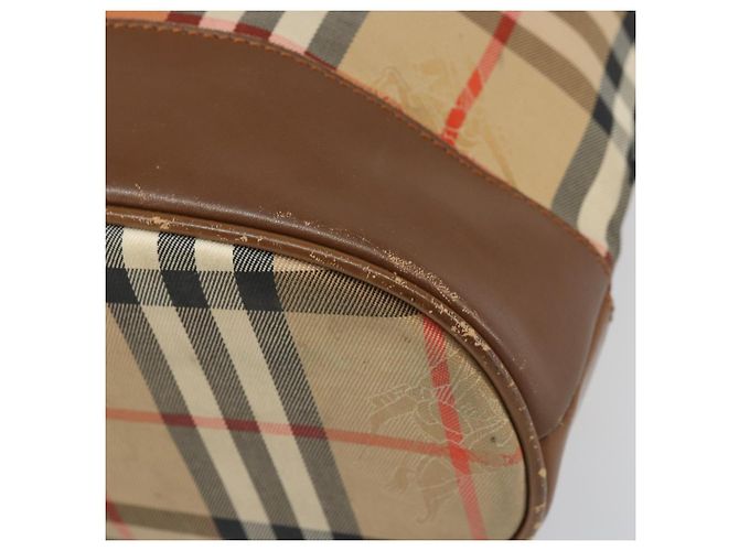 Burberrys Nova Check Tote Bag aus Canvas Beige Auth ep13077 - Ansicht 9