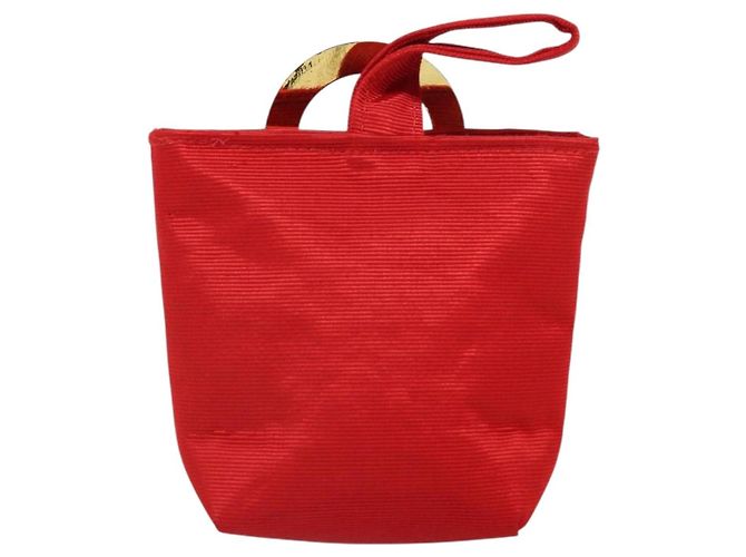 Céline CELINE Set di Pochette in Nylon con Fazzoletti Rosso Oro Auth 170797V D'oro - vista 3