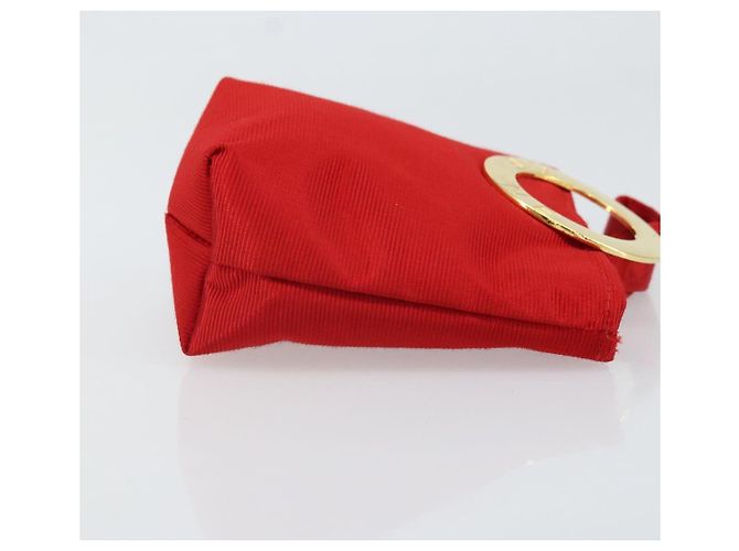 Céline CELINE Set di Pochette in Nylon con Fazzoletti Rosso Oro Auth 170797V D'oro - vista 4