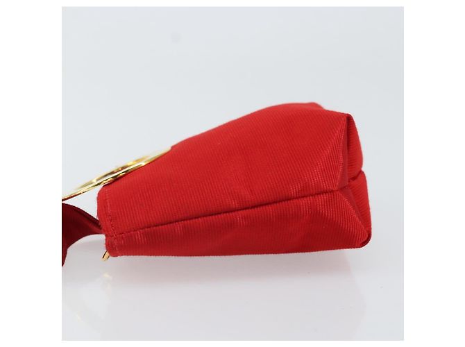 Céline CELINE Set di Pochette in Nylon con Fazzoletti Rosso Oro Auth 170797V D'oro - vista 5