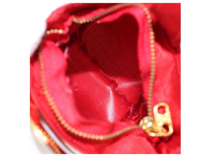 Céline CELINE Set di Pochette in Nylon con Fazzoletti Rosso Oro Auth 170797V D'oro - vista 9