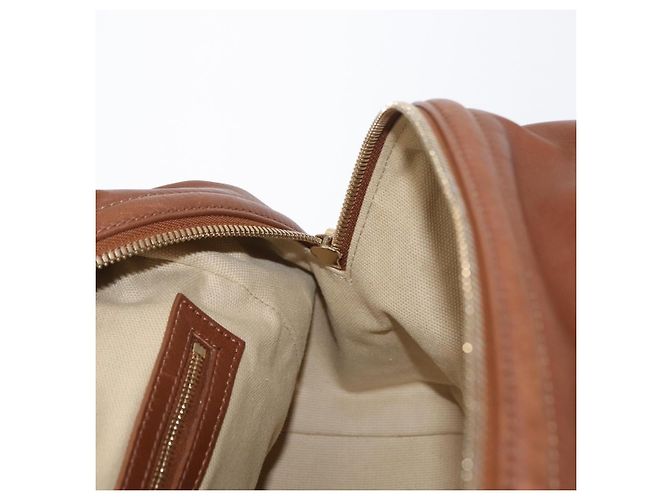 Borsa a mano in pelle marrone oro Jimmy Choo Auth BA10473 D'oro - vista 18
