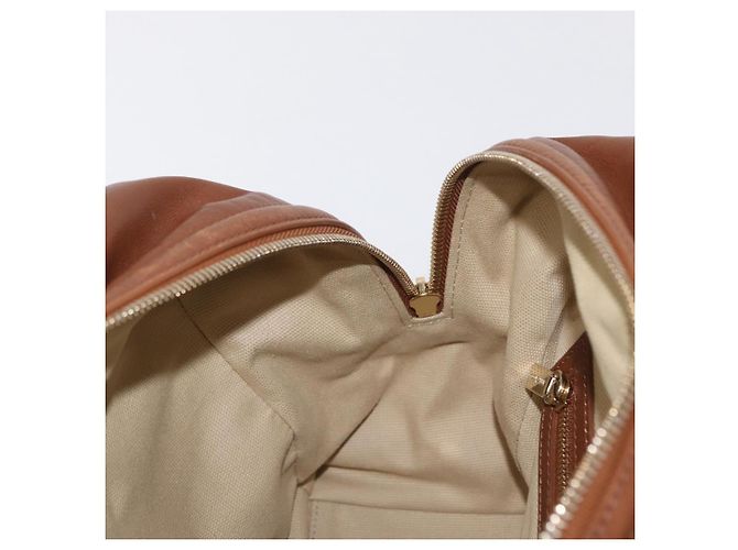 Borsa a mano in pelle marrone oro Jimmy Choo Auth BA10473 D'oro - vista 19