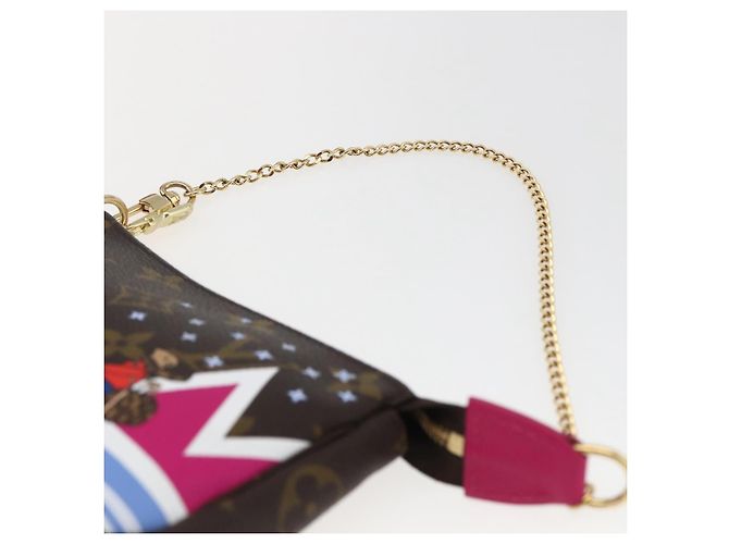 LOUIS VUITTON Mini Pochette Acessórios Ski Bear Monograma M67769 Auth 168216SM - vista 14