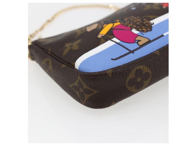 LOUIS VUITTON Mini Pochette Acessórios Ski Bear Monograma M67769 Auth 168216SM - vista 16