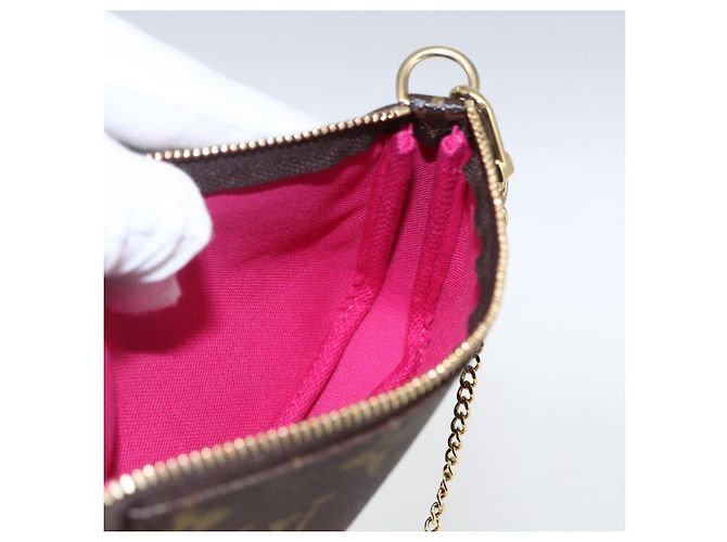 LOUIS VUITTON Mini Pochette Acessórios Ski Bear Monograma M67769 Auth 168216SM - vista 20