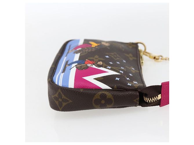 LOUIS VUITTON Mini Pochette Acessórios Ski Bear Monograma M67769 Auth 168216SM - vista 4