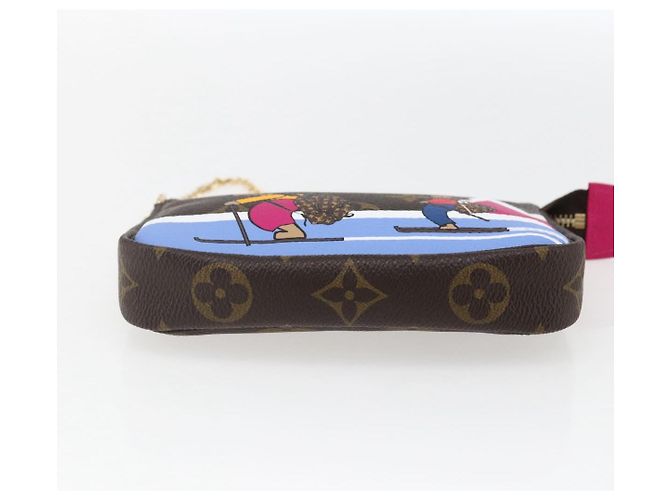 LOUIS VUITTON Mini Pochette Acessórios Ski Bear Monograma M67769 Auth 168216SM - vista 5