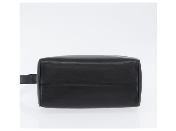Céline CELINE Circle Schultertasche aus Leder Schwarz Gold Auth 170992 Golden - Ansicht 5