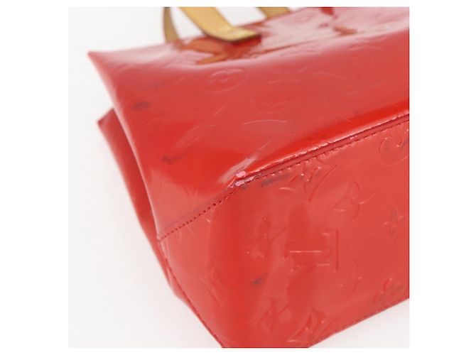 LOUIS VUITTON Monogram Vernis Reade PM Borsa a Mano Rossa M91088 LV Auth 172005 Rosso - vista 15