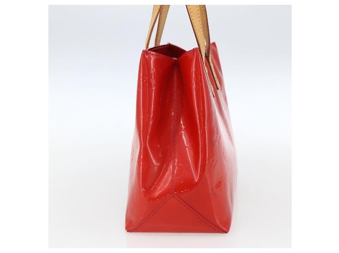 LOUIS VUITTON Monogram Vernis Reade PM Borsa a Mano Rossa M91088 LV Auth 172005 Rosso - vista 3