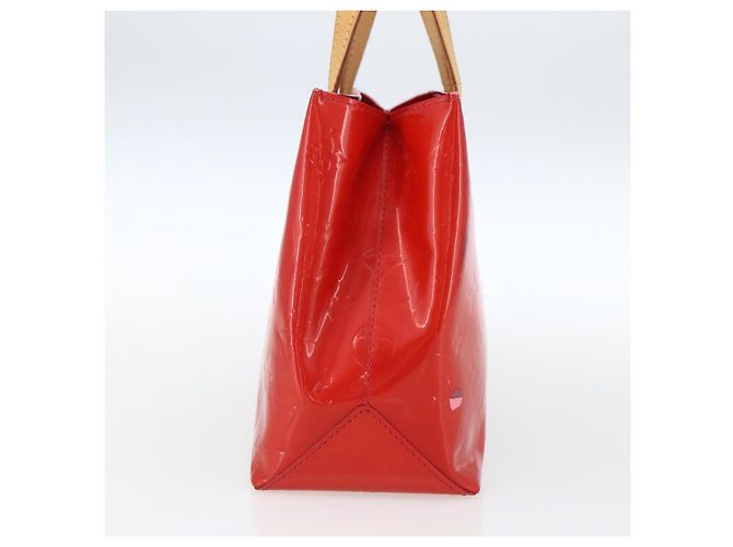 LOUIS VUITTON Monogram Vernis Reade PM Borsa a Mano Rossa M91088 LV Auth 172005 Rosso - vista 4