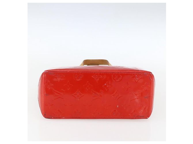 LOUIS VUITTON Monogram Vernis Reade PM Borsa a Mano Rossa M91088 LV Auth 172005 Rosso - vista 5