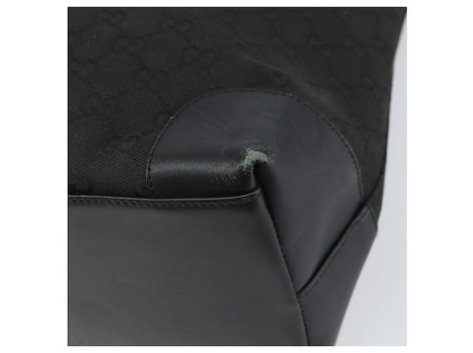 Borsa a mano in tela GG Gucci Nera 002 1121 Auth bs33294 Nero - vista 16