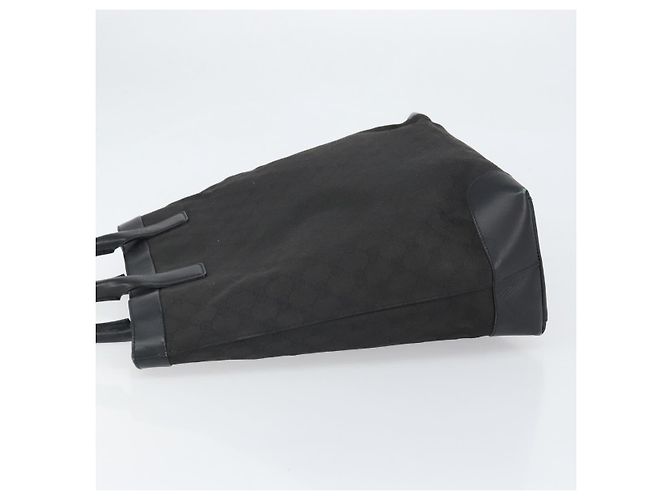 Borsa a mano in tela GG Gucci Nera 002 1121 Auth bs33294 Nero - vista 4