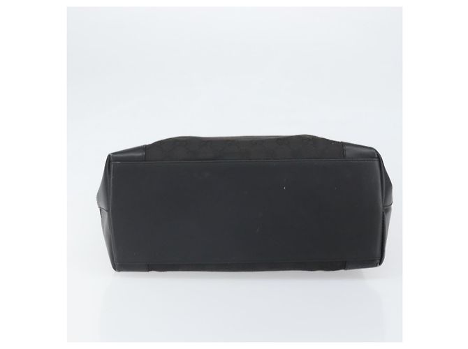 Borsa a mano in tela GG Gucci Nera 002 1121 Auth bs33294 Nero - vista 5