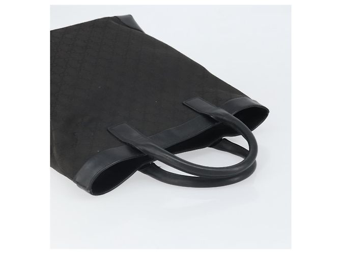 Borsa a mano in tela GG Gucci Nera 002 1121 Auth bs33294 Nero - vista 6