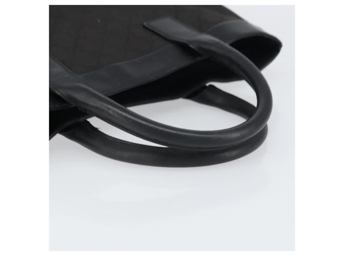 Borsa a mano in tela GG Gucci Nera 002 1121 Auth bs33294 Nero - vista 7