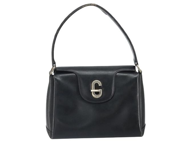 Gucci Borsa a Spalla in Pelle Nera e Oro Auth ep13065 Nero D'oro - vista 13