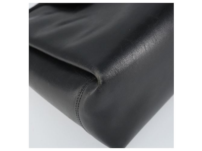 Gucci Borsa a Spalla in Pelle Nera e Oro Auth ep13065 Nero D'oro - vista 14