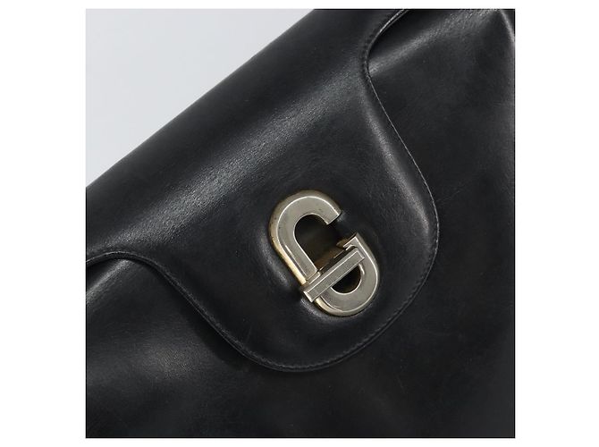 Gucci Borsa a Spalla in Pelle Nera e Oro Auth ep13065 Nero D'oro - vista 17