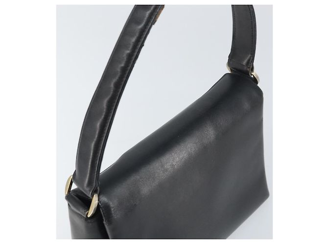 Gucci Borsa a Spalla in Pelle Nera e Oro Auth ep13065 Nero D'oro - vista 6