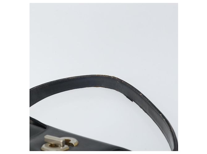 Gucci Borsa a Spalla in Pelle Nera e Oro Auth ep13065 Nero D'oro - vista 8