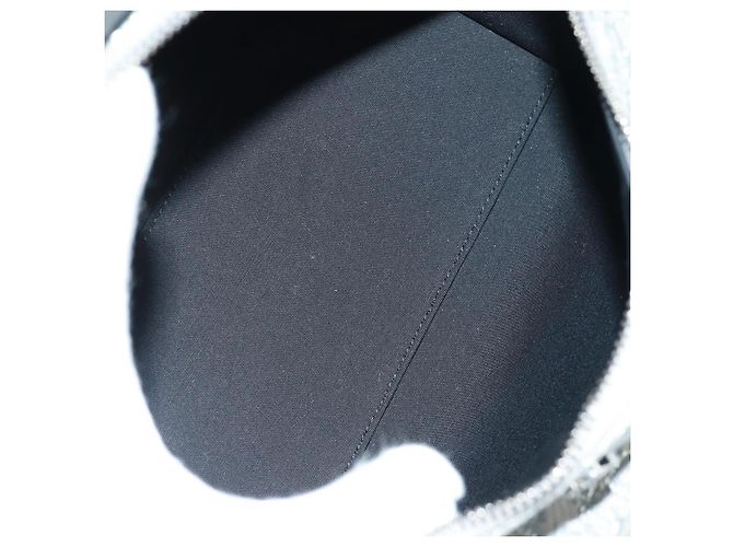 Christian Dior Trotter Canvas Rango 26 Handtasche 2-in-1 Grau Silber Authentisch BA9637SM Braun - Ansicht 10