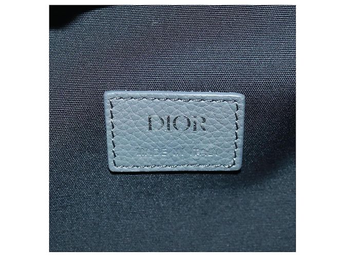 Christian Dior Trotter Canvas Rango 26 Handtasche 2-in-1 Grau Silber Authentisch BA9637SM Braun - Ansicht 23