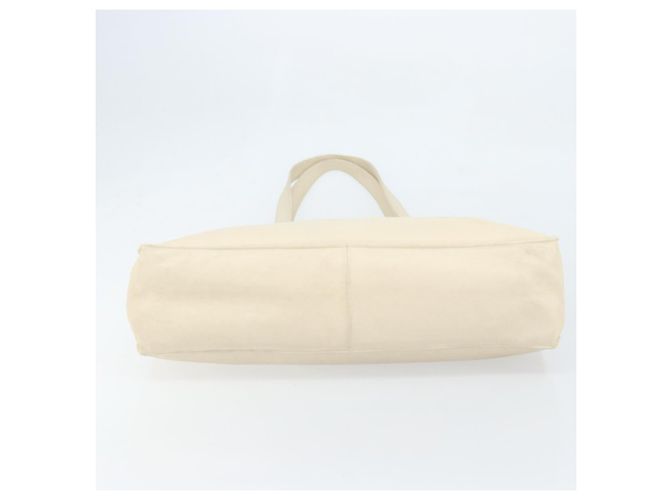 Borsa Tote CHANEL in Pelle Caviar Bianca CC Auth BA10649 Bianco - vista 5