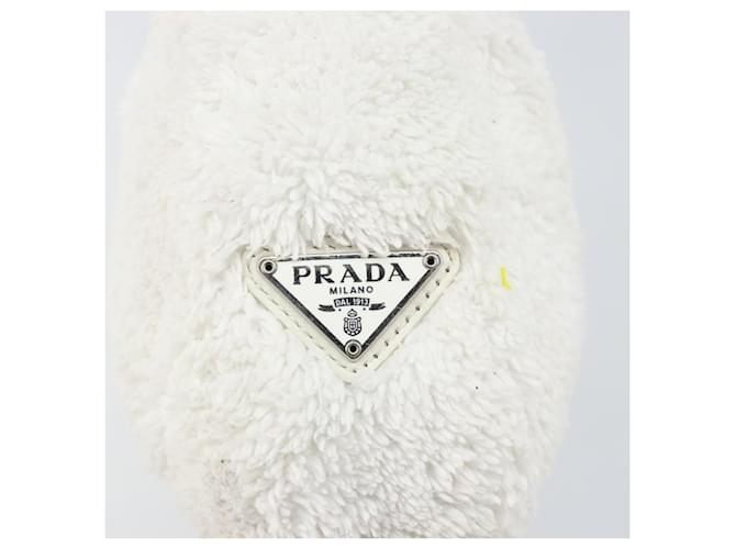 PRADA Pochette Pile Bianca Auth 171022 Bianco - vista 18