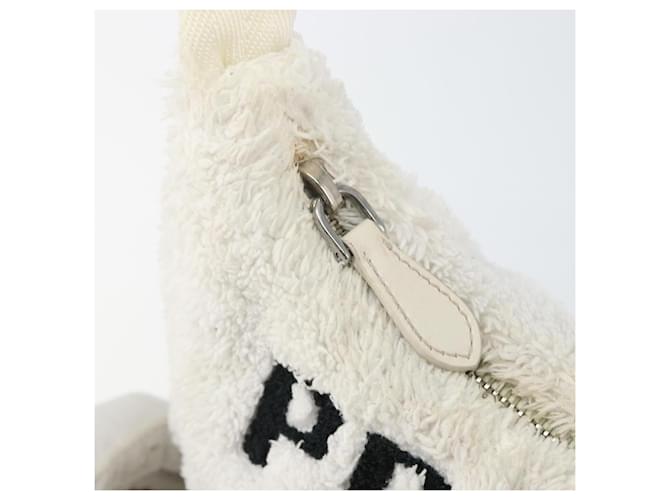 PRADA Pochette Pile Bianca Auth 171022 Bianco - vista 19