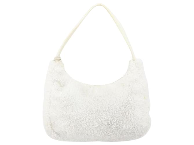 PRADA Pochette Pile Bianca Auth 171022 Bianco - vista 2